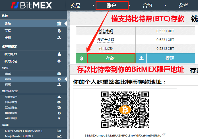 bitmex存款