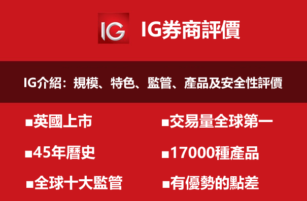 IG外匯平台特色