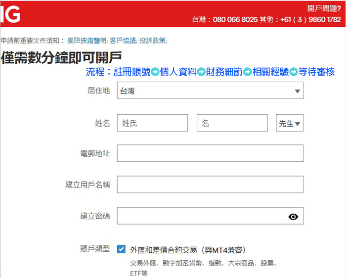 IG券商開戶