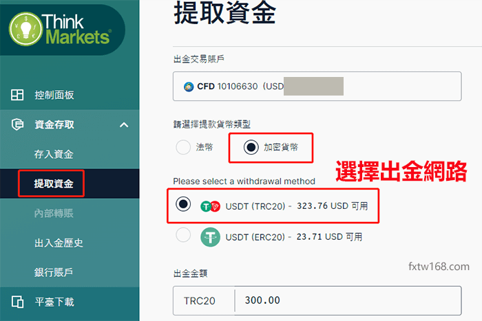 Thinkmarkets出金